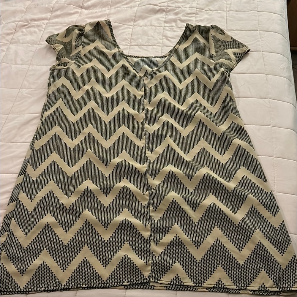 Chevron Patterned Women's Dress